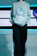 Drawing knit【gray】