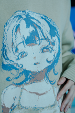 Drawing knit【beige】