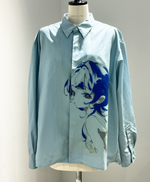 Drawing shirts【Bluegreen】